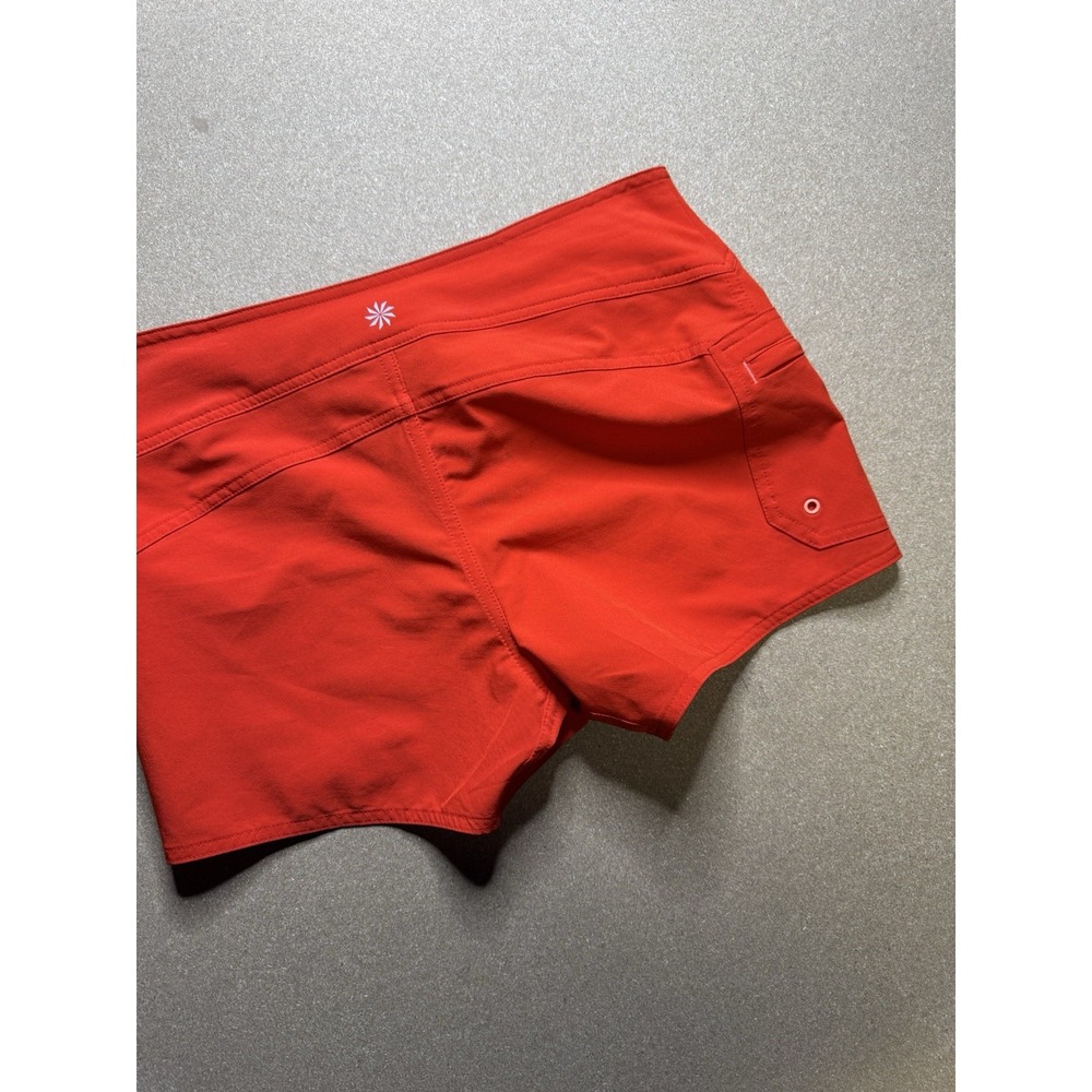 Athleta Women's Board Shorts Size 4 Saffron Red Activewear - Picture 5 of 6